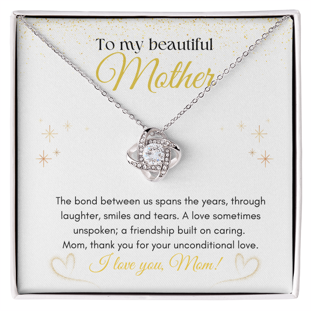 Mother's Day Gift - Beautiful Necklace, Pendent, Love Knot for Mom