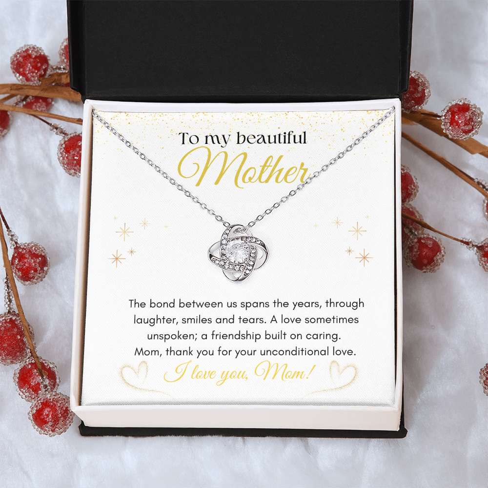 Mother's Day Gift - Beautiful Necklace, Pendent, Love Knot for Mom