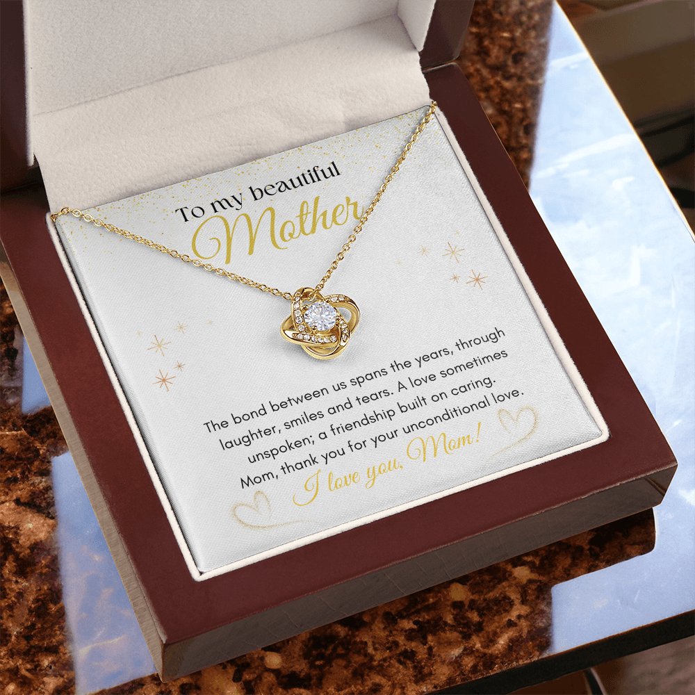 Mother's Day Gift - Beautiful Necklace, Pendent, Love Knot for Mom