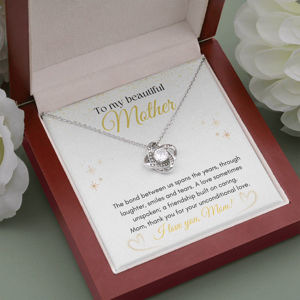 Mother's Day Gift - Beautiful Necklace, Pendent, Love Knot for Mom