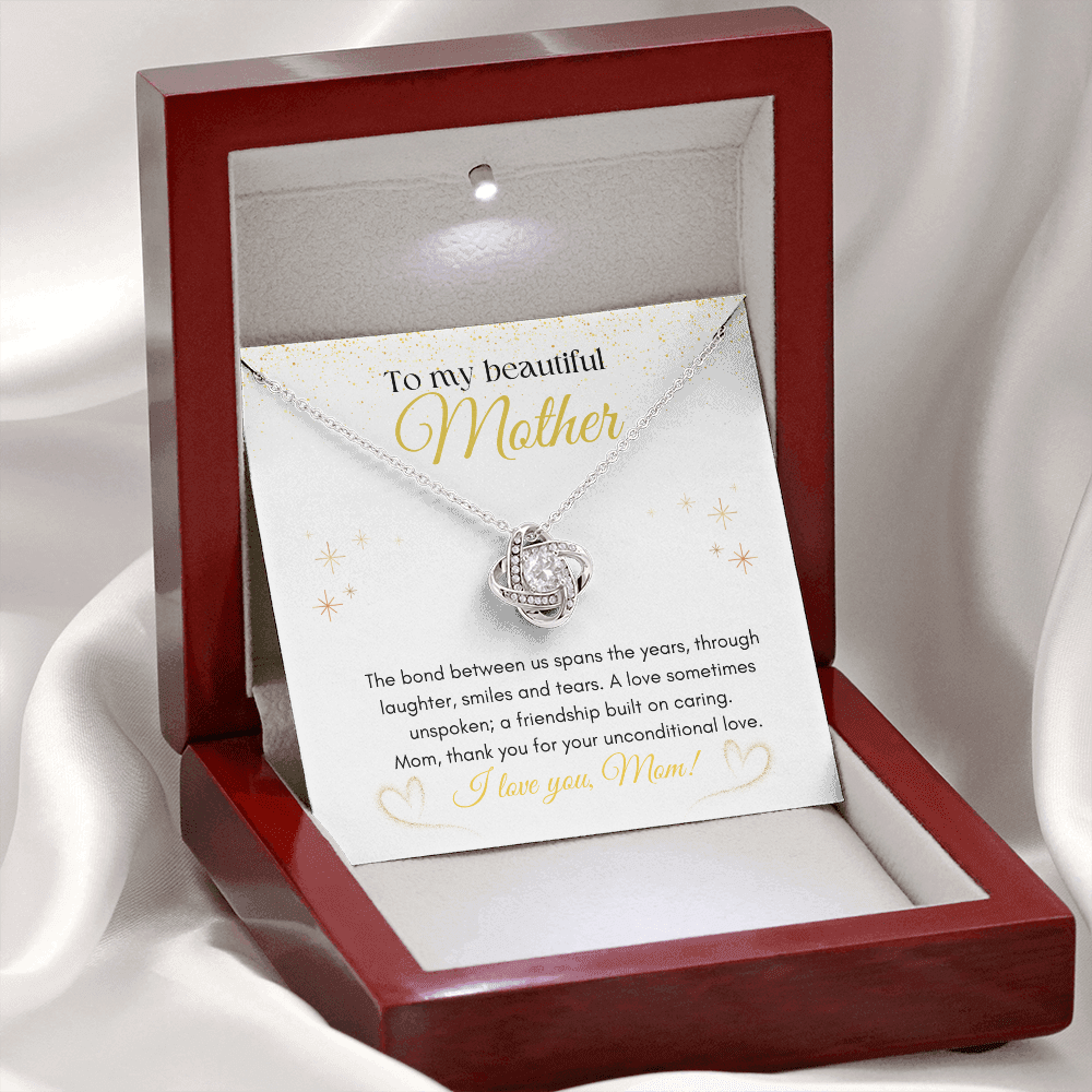 Mother's Day Gift - Beautiful Necklace, Pendent, Love Knot for Mom